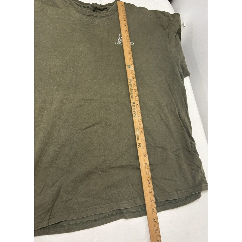 Artisans Ducks Unlimited Men's Deer Graphic T-Shirt 3XL Olive Green Crew Neck